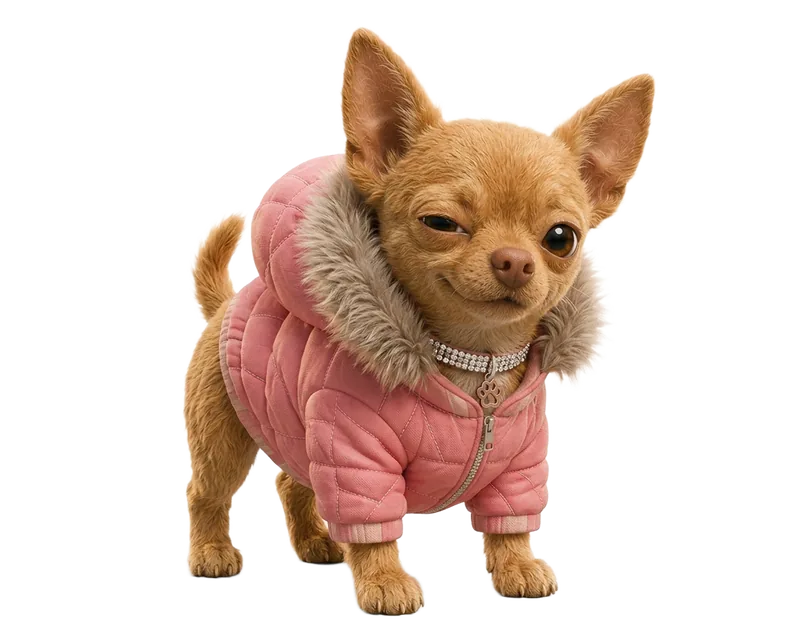 Minnie the dog, 3D character render